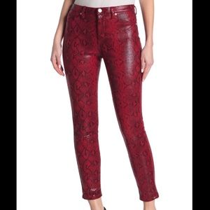 BLANKNYC — Bond Faux Leather Snakeskin Pants